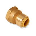 Straight Female Push Connect&trade; Adapter 1/4PC x 1/4" FNPT