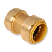 Straight Push Coupling 1-1/4" Dual Seal Technology