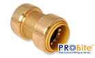 quick connect fittings for multilayer pipe, PEX, copper 